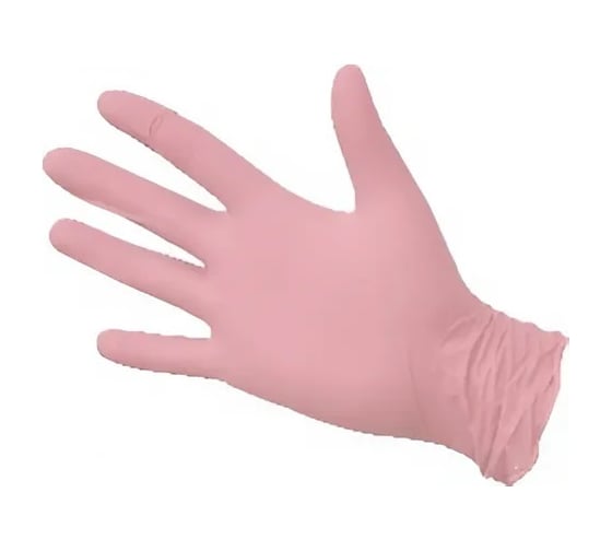 Изображение товара Перчатки смотровые неопудренные ARCHDALE NitriMax нитриловые, розовые, 3.8г, 50 пар, р.M B761M
