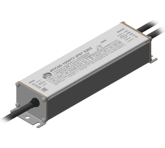 Изображение товара LED-драйвер Argos ИПС60-1050ТУ IP67 5202 4271908