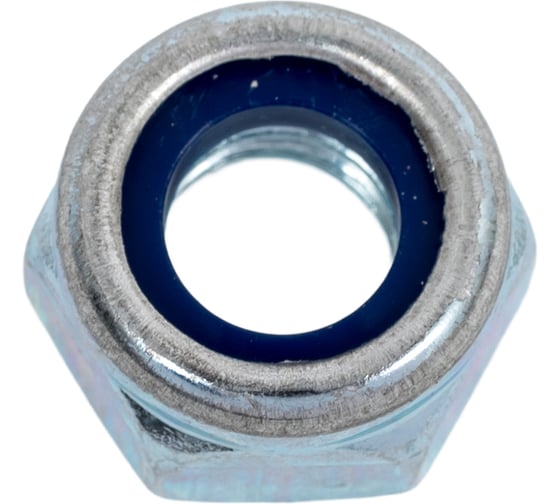 Изображение товара Гайка самоконтрящаяся ООО ПКФ Сварком М8 оц. DIN 985 к.п. 10 50 шт k00016085