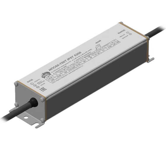 Изображение товара LED-драйвер Argos ИПС60-700Т IP67 5200-6446 6627460