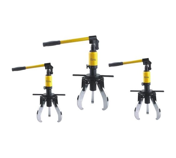 Изображение товара Съемник ручной гидравлический автономный CNIC 3-х захватный 10-300мм 10т усиленный HHL-10S 38328