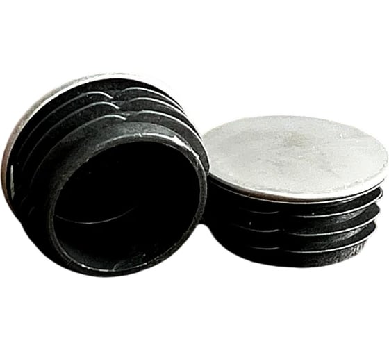 Изображение товара Заглушка для труб 23 Болта круглая d-30 мм хромированная, 4 шт. 28-0060ф4