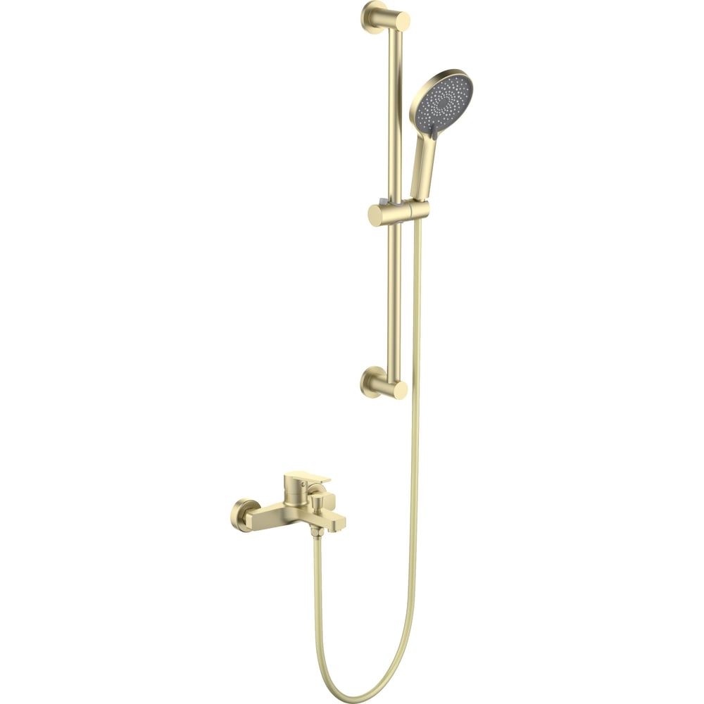 Изображение товара Смеситель для ванны с душем Aquatek AQ1748BG ЛУГАНО шлиф. золото