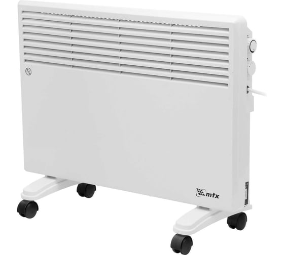 Изображение товара Конвектор электрический MTX CH-1500, 1500 Вт, X-образный нагреватель, термостат, колеса 98106