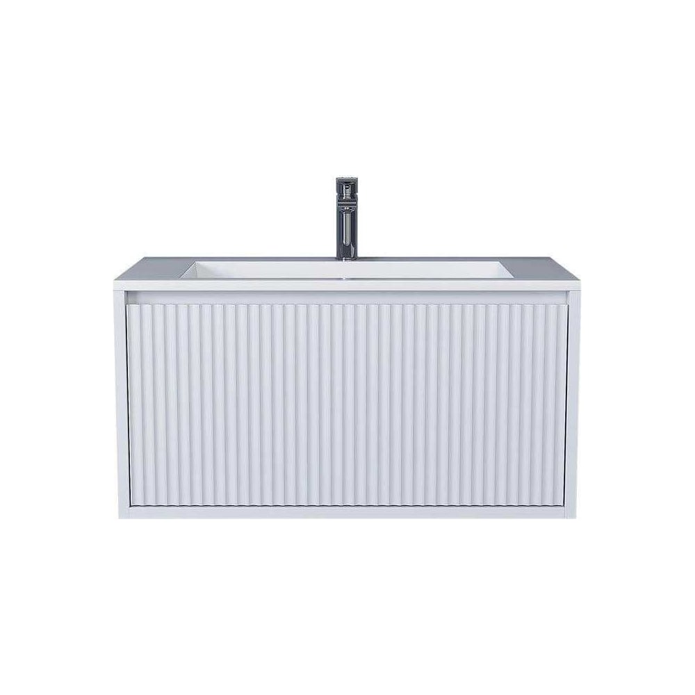 Изображение товара Подвесная тумба под раковину Uperwood Next 100 см белая с ящиком