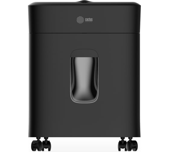 Изображение товара Шредер Cactus CS-SH-D4 черный с автоподачей (секр.P-5)/фрагменты/60лист./15лтр./скрепки/скобы/пл.кар 2030103