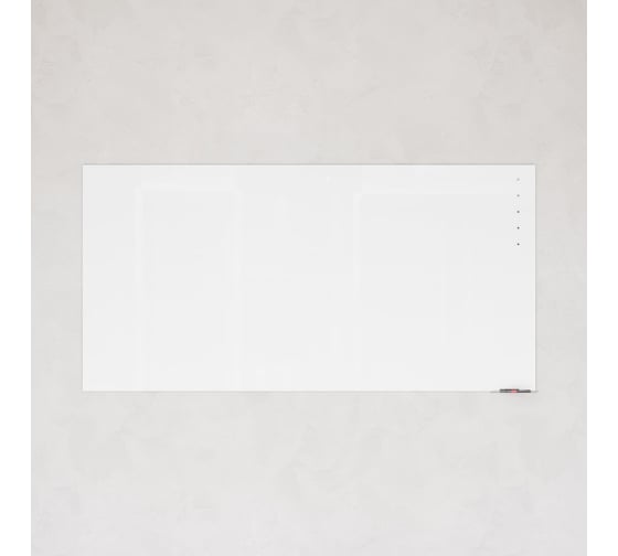 Изображение товара Стеклянная магнитно-маркерная доска GENGLASS BASE белая, 100x200 см B-100-200-9003