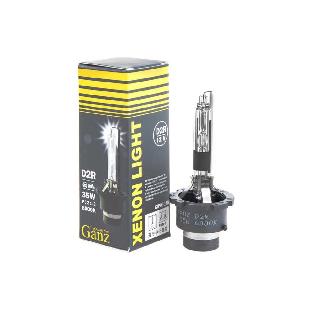 Изображение товара Ксеноновая лампа Ganz D2R 12V 35W 6000K P32d-3 для автомобилей