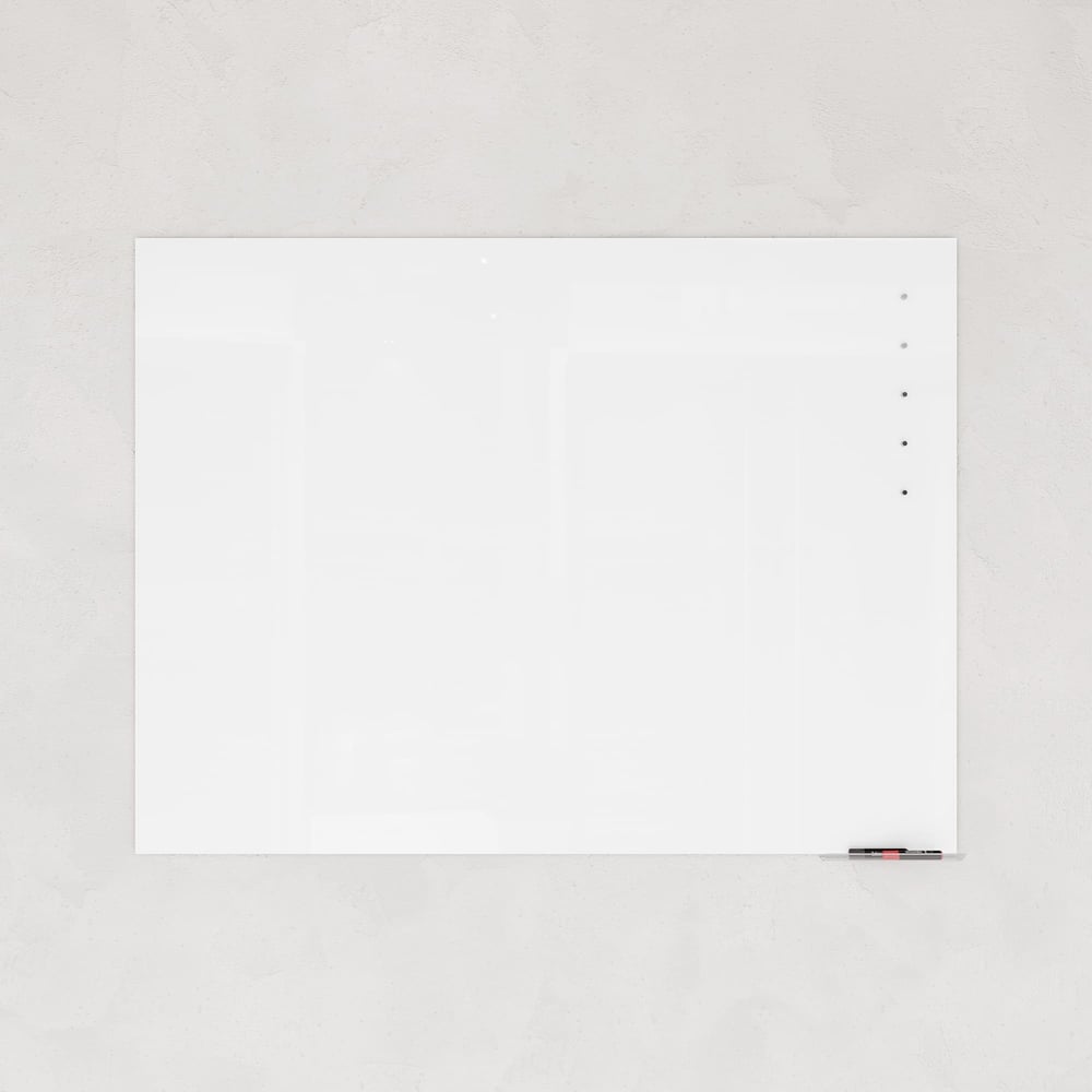 Изображение товара Стеклянная магнитно-маркерная доска GENGLASS BASE 90x120 см белая