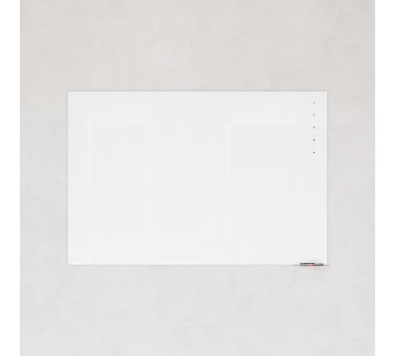 Изображение товара Стеклянная магнитно-маркерная доска GENGLASS BASE белая, 100x150 см B-100-150-9003