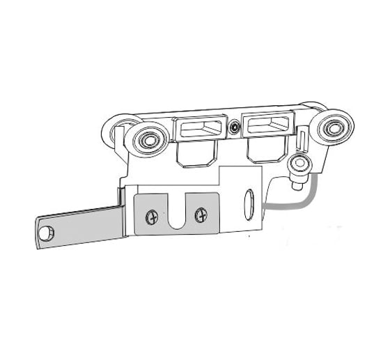 Изображение товара Поворотный глейдер для эркера Эскар 90 градусов 1 шт 77740