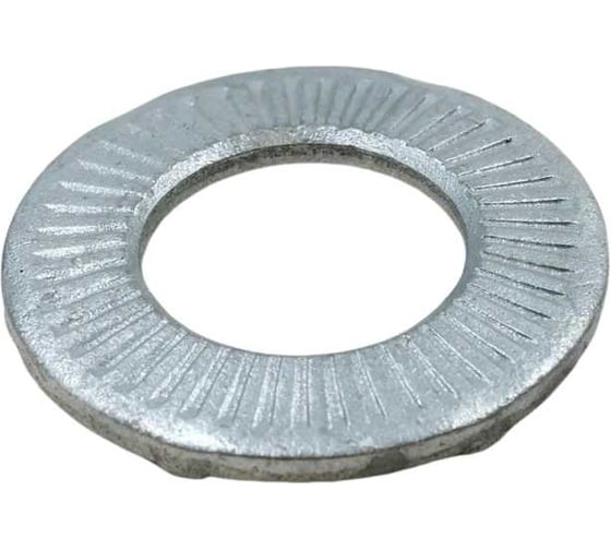 Изображение товара Шайба Море-Метизов контактная рифленая с зубцами М20 цинк-ламельное, 5 шт. SHAYRZCLМ205M