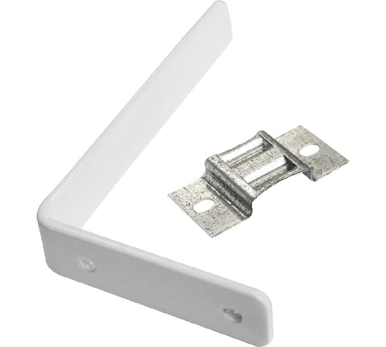 Изображение товара Стеновой держатель для шины Эскар металл, 12 см, белый 20712