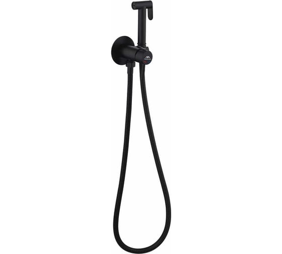 Изображение товара Смеситель встраиваемый с гигиенической лейкой FASHUN A57803-7 черный, SUS304, картридж D=25 УТ-00003134