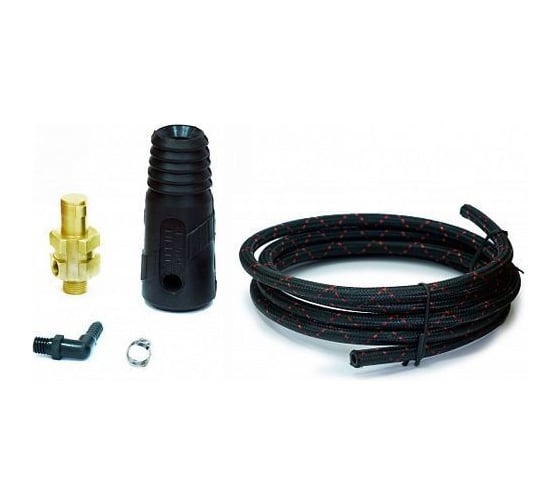 Изображение товара Разъем силовой Aurora TIG PLUG 50 (M12x1; шланг 2 м) 14325