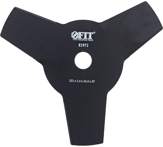 Изображение товара Нож с 2-х сторонними лезвиями (255х25.4 мм; 3Т) для триммера FIT 81972