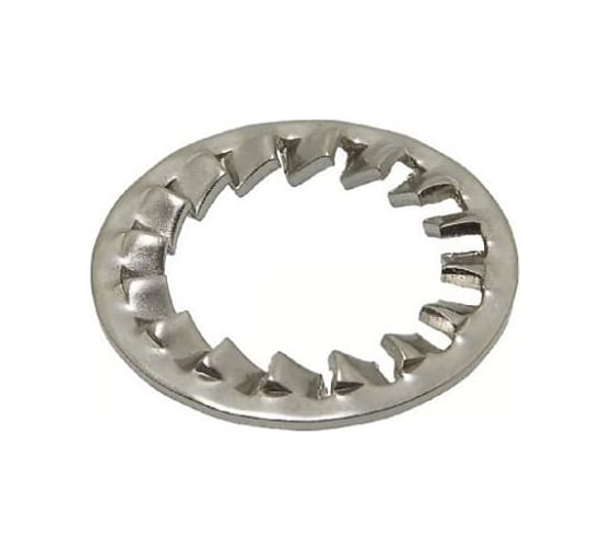 Изображение товара Шайба Море-Метизов зубчатая DIN 6798 J M5 цинк, 25 шт. SHAY6798JСM525M