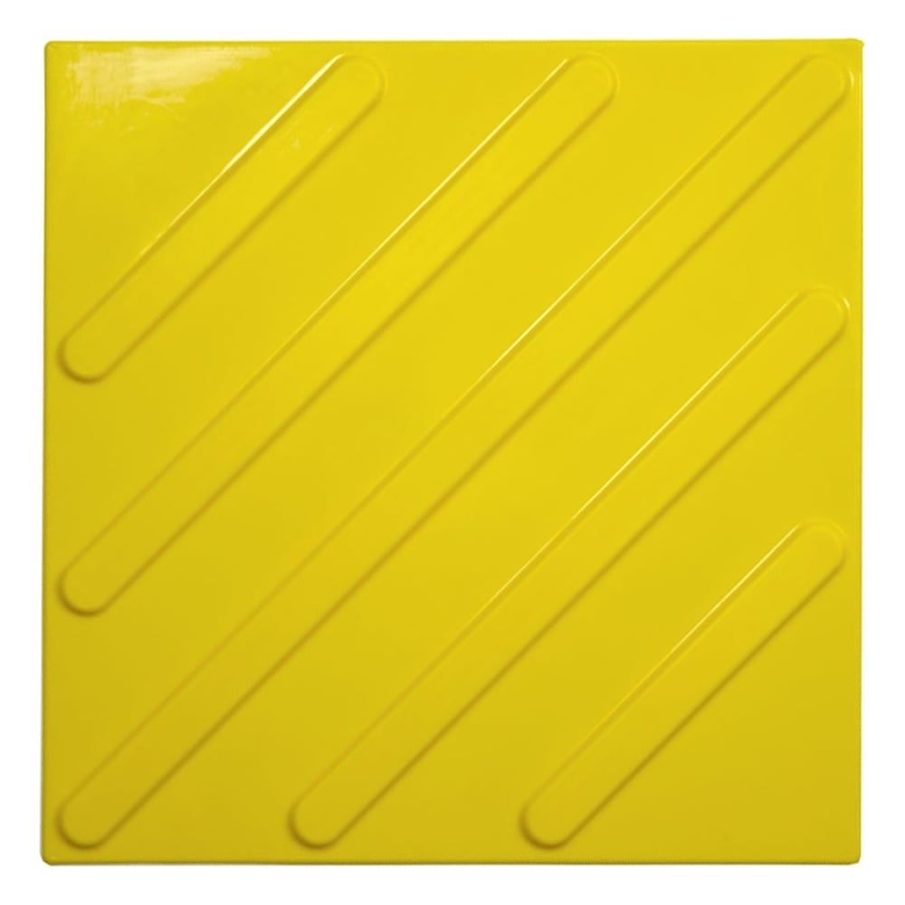 Тактильная плитка PALITRA TECHNOLOGY, цвет желтый смена направления движения - фото 1