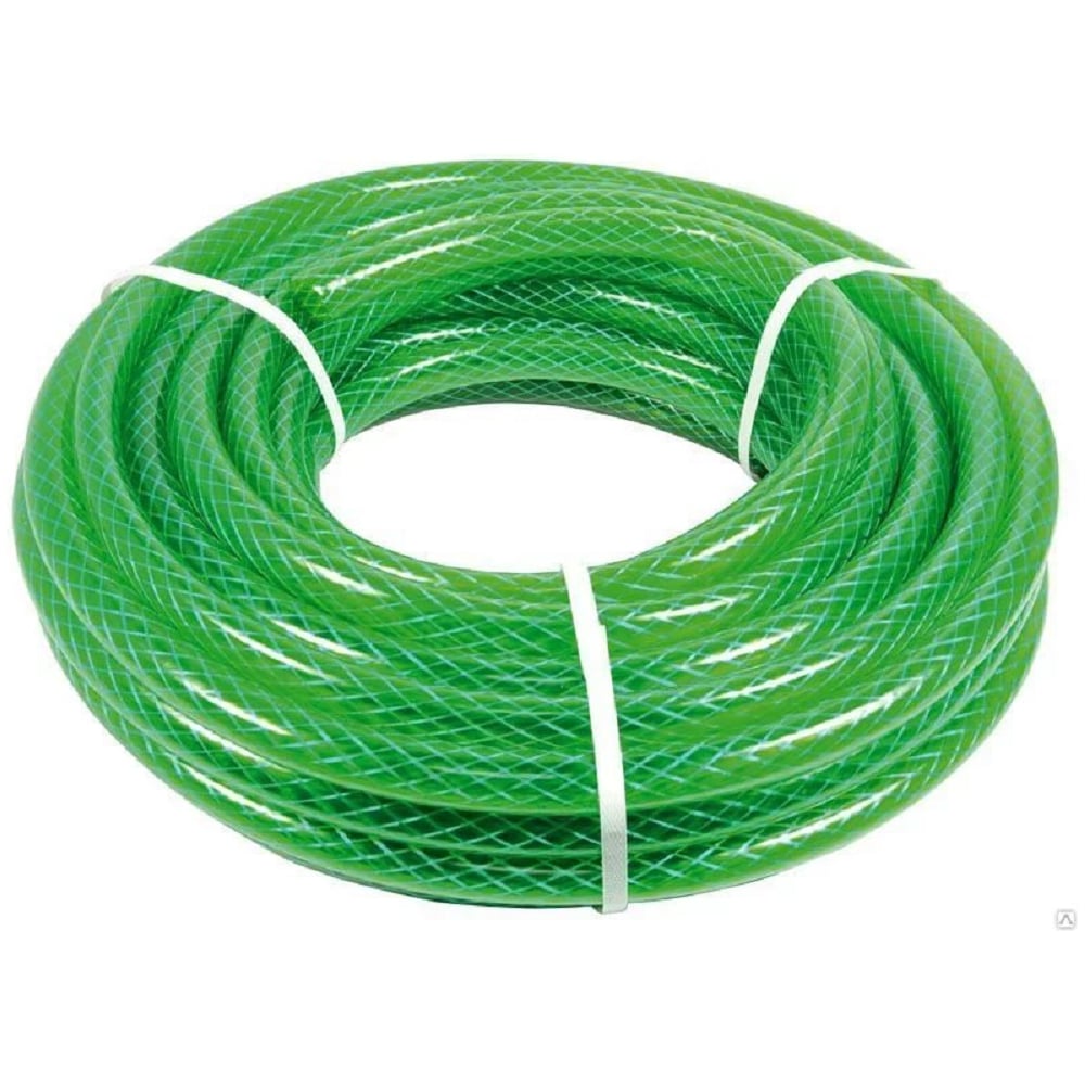 Изображение товара Шланг поливочный армированный Victoria 50м зеленый прозрачный