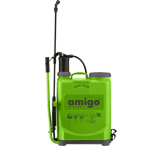 Изображение товара Опрыскиватель садовый Amigo ранцевый 16 литров Grande 70151