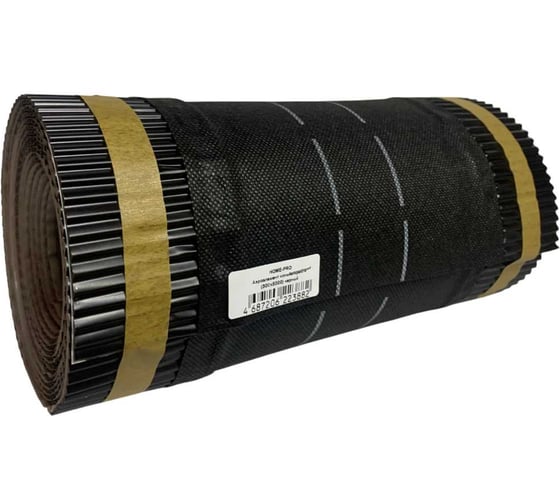 Изображение товара Аэроэлемент конька/хребта HomePro 300x5000 мм, черный HP-AK0003