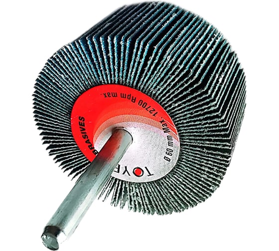 Изображение товара Лепестковая шлифовальная щетка Toyev SZM на шпинделе Zc 60x30x6 P120 (2шт/упак) Цирконий 101067