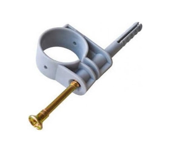 Изображение товара Хомут для труб быстрого монтажа ООО ПКФ Сварком 25/8x50 с гвоздем 30 шт k00015056