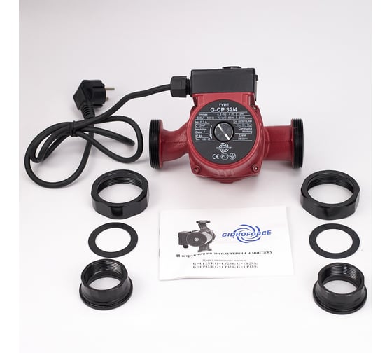 Изображение товара Циркуляционный насос GIDRO FORCE трехскоростной CP32/4(180mm)