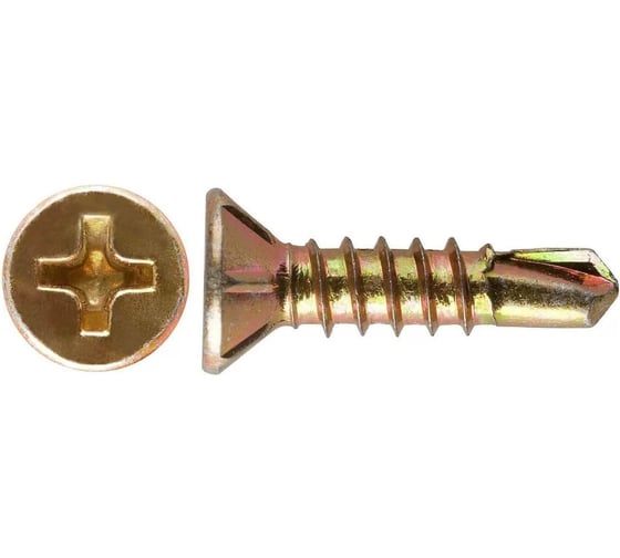 Изображение товара Саморез оконный ООО ПКФ Сварком 3,9x25 ж/оц. сверло 200 шт k00006121