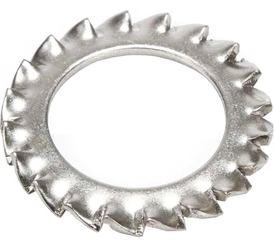 Изображение товара Шайба зубчатая ООО ПКФ Сварком 4 нерж. А2 DIN6798А 100 шт k00019339