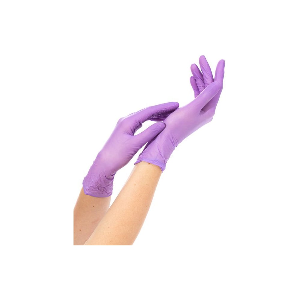 Изображение товара Перчатки смотровые ARCHDALE NitriMax нитриловые сиреневые XS