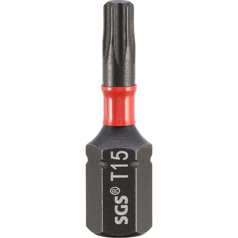Изображение товара Бита SGS ударная TORX T15, 25мм Impact S2 1шт 6325-T15-IB