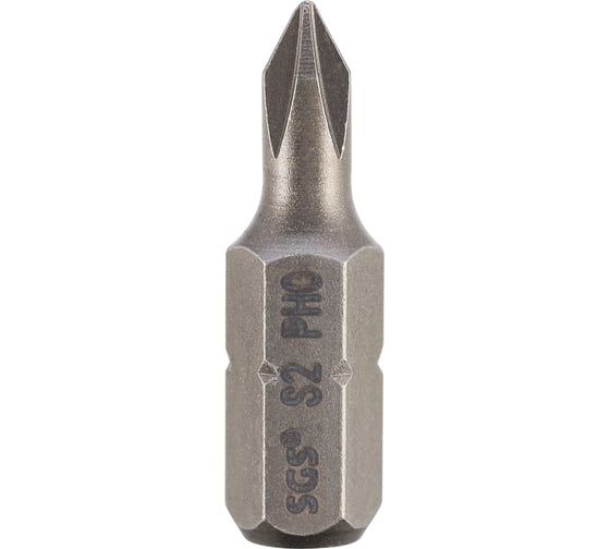 Изображение товара Бита SGS PH0, 25мм S2 1шт 6325-PH0
