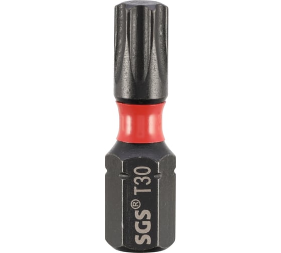 Изображение товара Бита SGS ударная TORX T30, 25мм Impact S2 1шт 6325-T30-IB