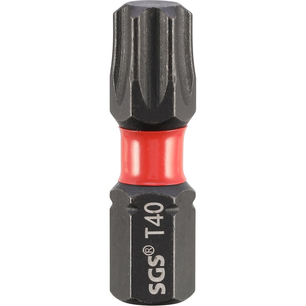Изображение товара Бита SGS ударная TORX T40, 25мм Impact S2 1шт 6325-T40-IB