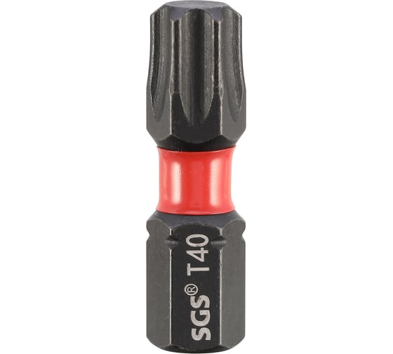 Изображение товара Бита SGS ударная TORX T40, 25мм Impact S2 1шт 6325-T40-IB