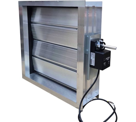 Изображение товара Регулирующая заслонка TECHNO TVP400400-02DN24V квадр. с эл. приводом 580402