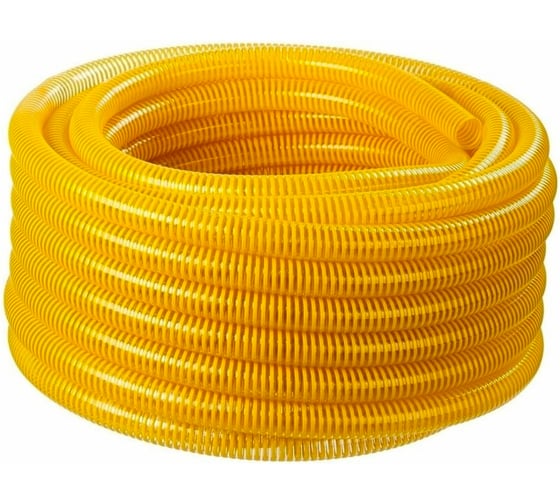 Изображение товара Шланг спиральный всасывающий Victoria 1 1/2, 50 м, желтый HAV112