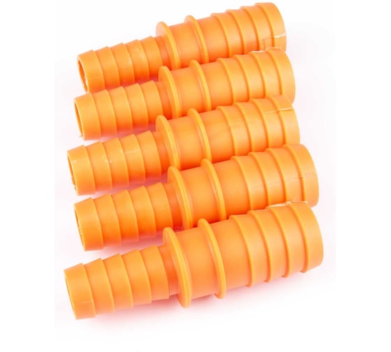 Изображение товара Переходник для шланга ДТРД 1/2-3/4 оранжевый, 5 шт VI7 12345ORAN