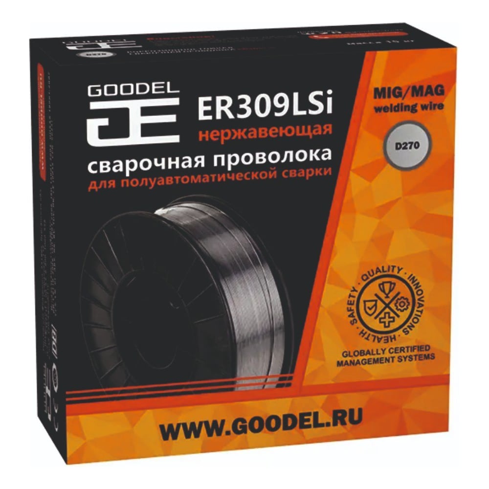 Изображение товара Проволока для нержавеющей стали GOODEL ER309LSi 1.2 мм 15 кг