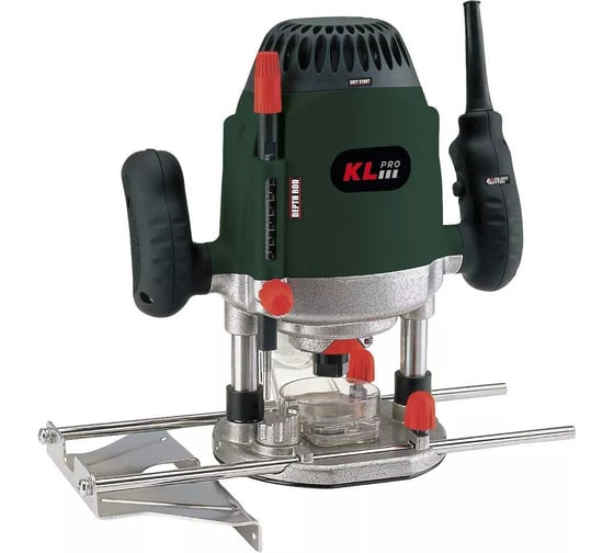 Изображение товара Профессиональная фрезерная машина KLPRO сеть, 1800Вт, 9000-23000об/мин, 6-8-12мм 20226 KLEF1205
