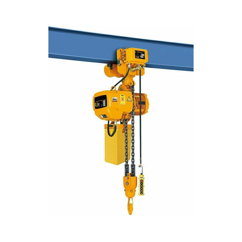 Изображение товара Цепная таль TOR HHBD0.5-01T 0,5т 12м электромеханический тормоз