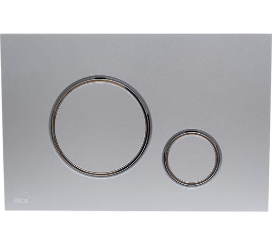Изображение товара Кнопка управления для скрытых систем инсталляции Alca Plast хром-мат/хром-глянец M772