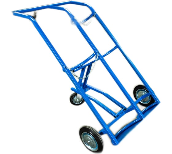 Изображение товара Тележка для баллонов пропан+кислород TOR ТГК-П, 2 баллона, 250 колеса, 160 поворотное 1012421