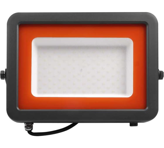 Изображение товара Светодиодный прожектор Jazzway PFL-S2 100Вт 6500К IP65 220–240В ДО с клапаном закаленное матовое стекло серый 2853325D