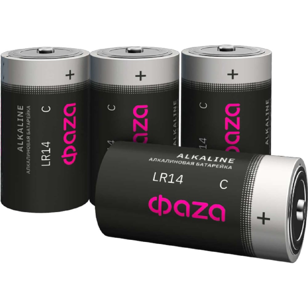 Изображение товара Элемент питания ФАZА алкалиновый C/LR14 1.5В Pack-4