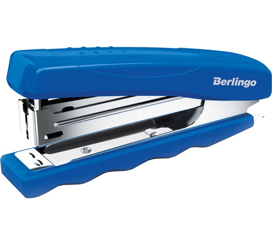 Изображение товара Степлер Berlingo Comfort №10 до 16 листов, пластиковый корпус, синий DSn_16261