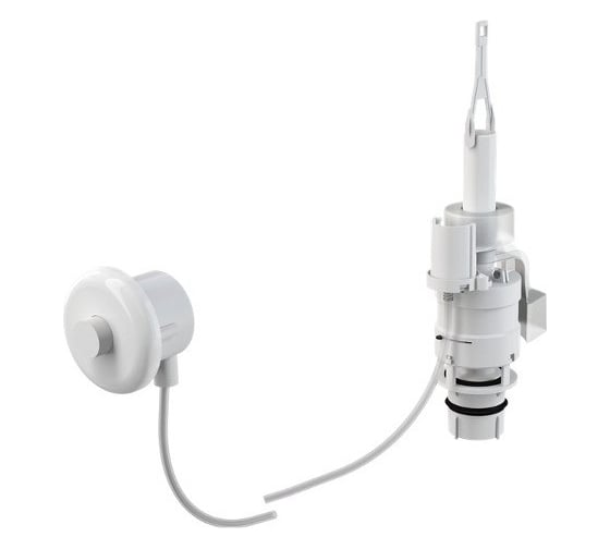 Изображение товара Кнопка пневматического смыва на расстоянии Alca Plast ручное управление, белая MPO10