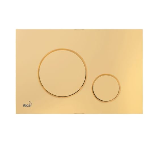 Изображение товара Кнопка управления для скрытых систем инсталляции Alca Plast золотой M675