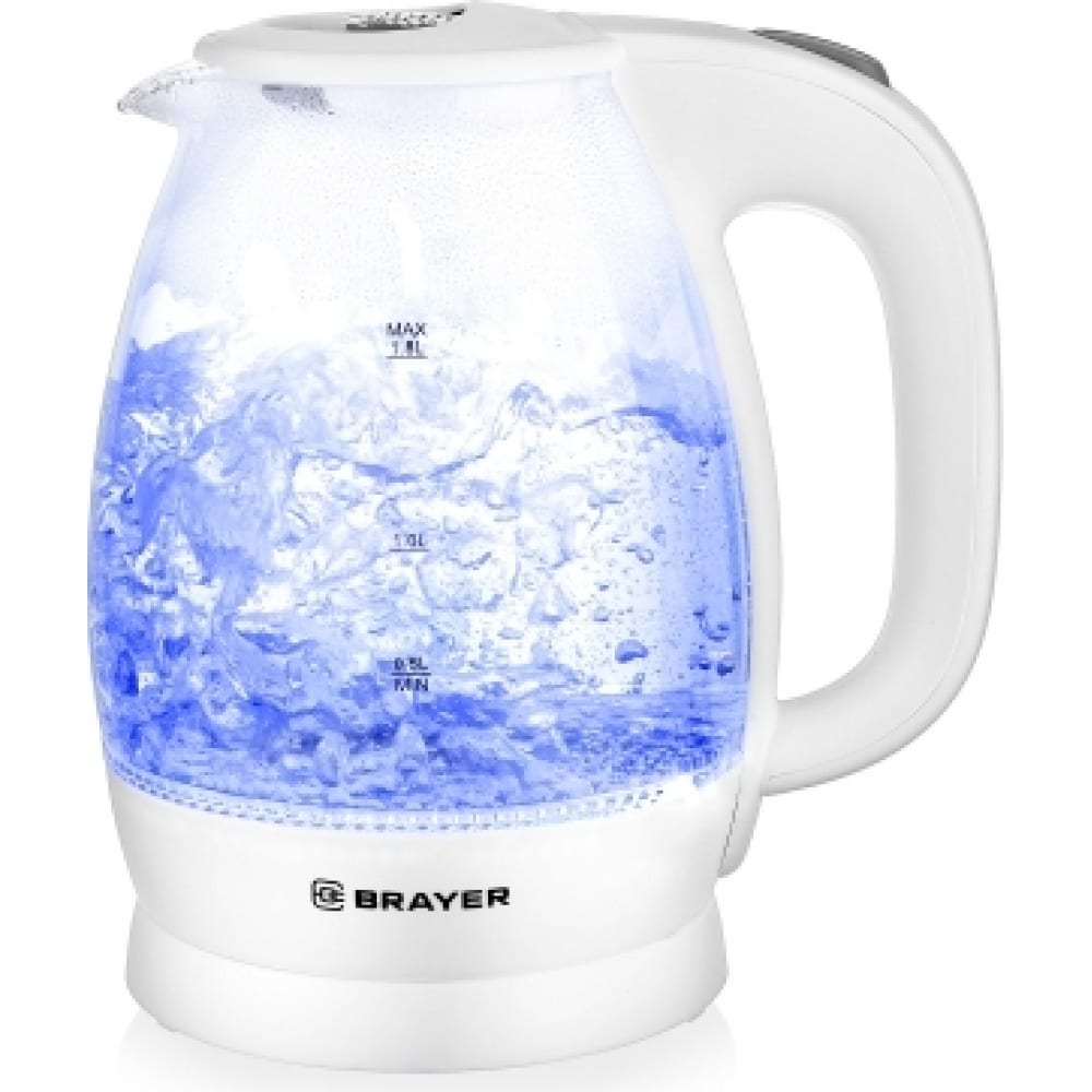 Электрический чайник BRAYER, цвет белый BR1013WH - фото 1